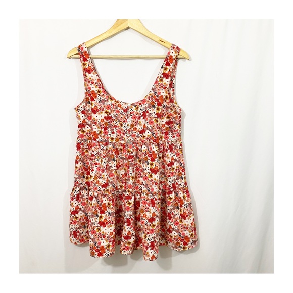 Urban Outfitters Cindy Floral Tiered Romper - Picture 4 of 12
